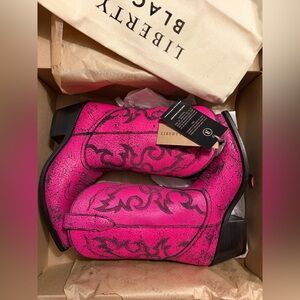 Liberty Black Sienna Distressed Boot